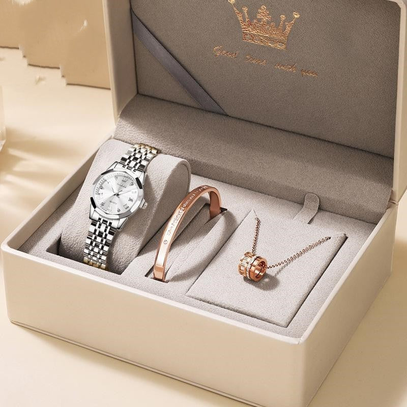 Quartz Women's Watch Gift Box Weloria