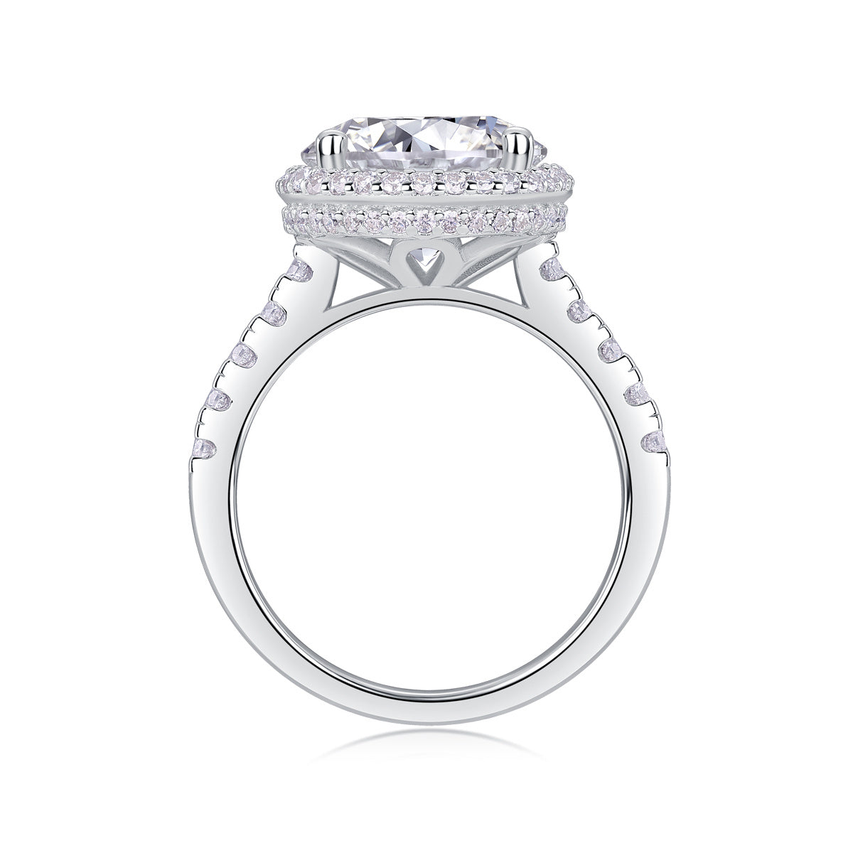 Starry Sky - A Fashionable And Luxurious Jewelry Piece Set With 5-carat Moissan Diamond S925 Sterling Silver And Platinum-plated Diamond Weloria