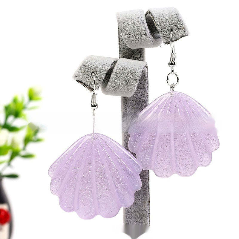 Resin Ocean Wind Personalized Simple Earrings Weloria