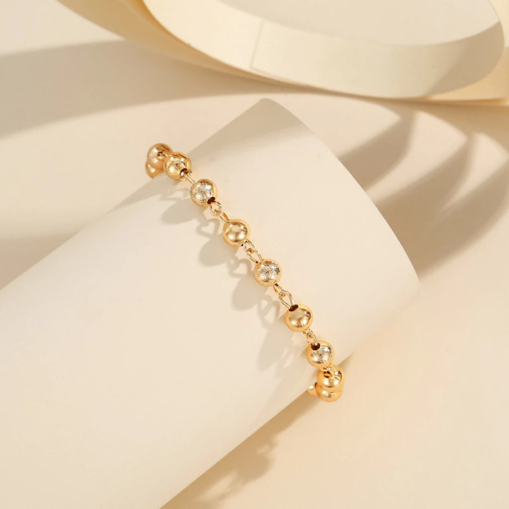 European And American Ball Bracelet Men's And Women's Same Retro Beaded Weloria