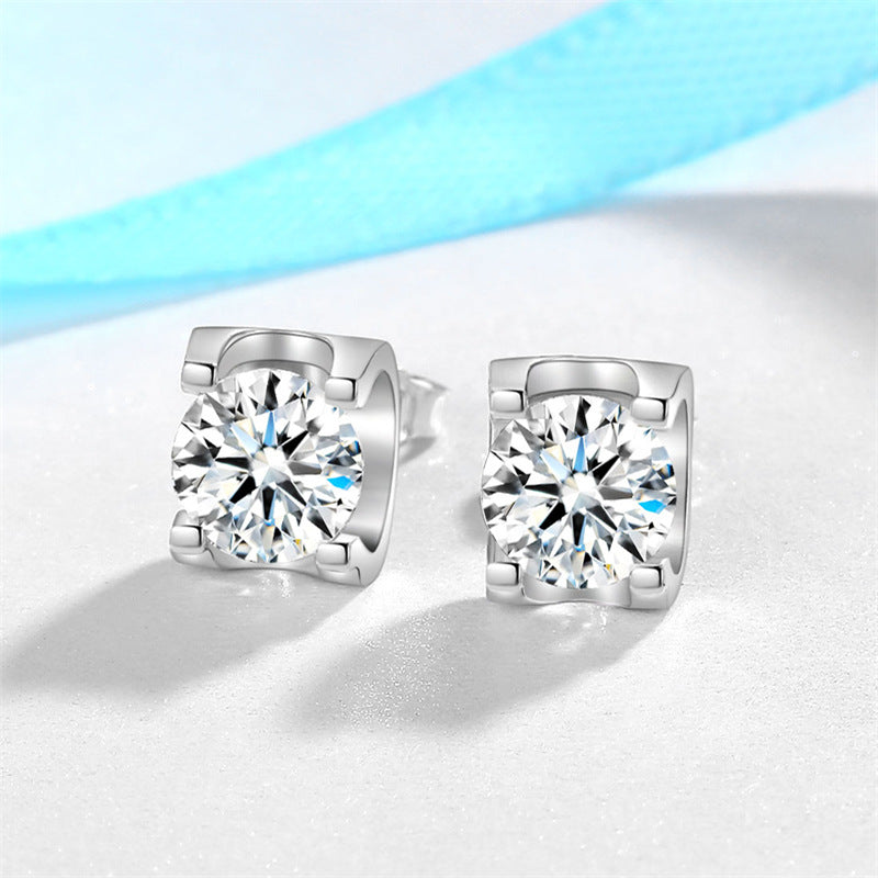 Bullhead Artificial Diamond Women's Stud Earrings Weloria