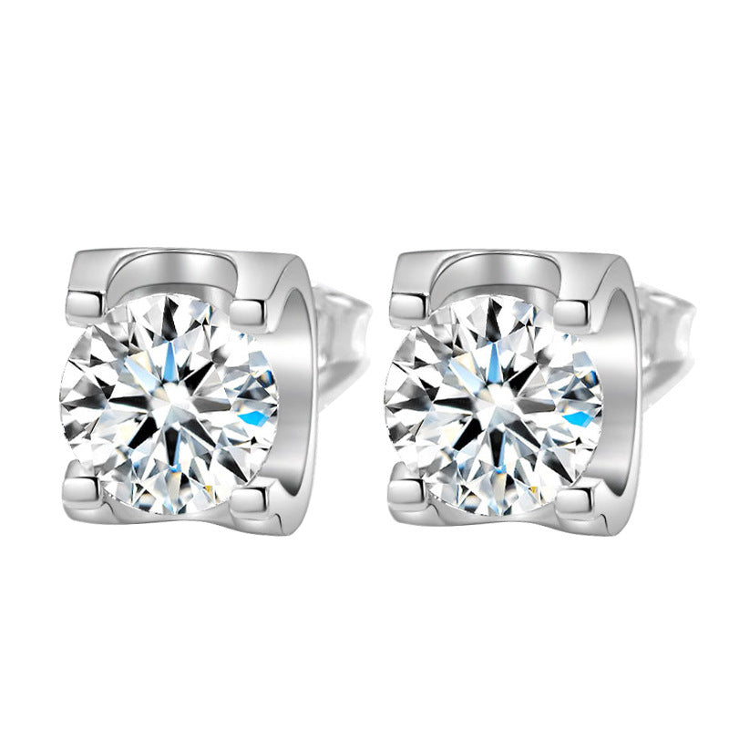 Bullhead Artificial Diamond Women's Stud Earrings Weloria