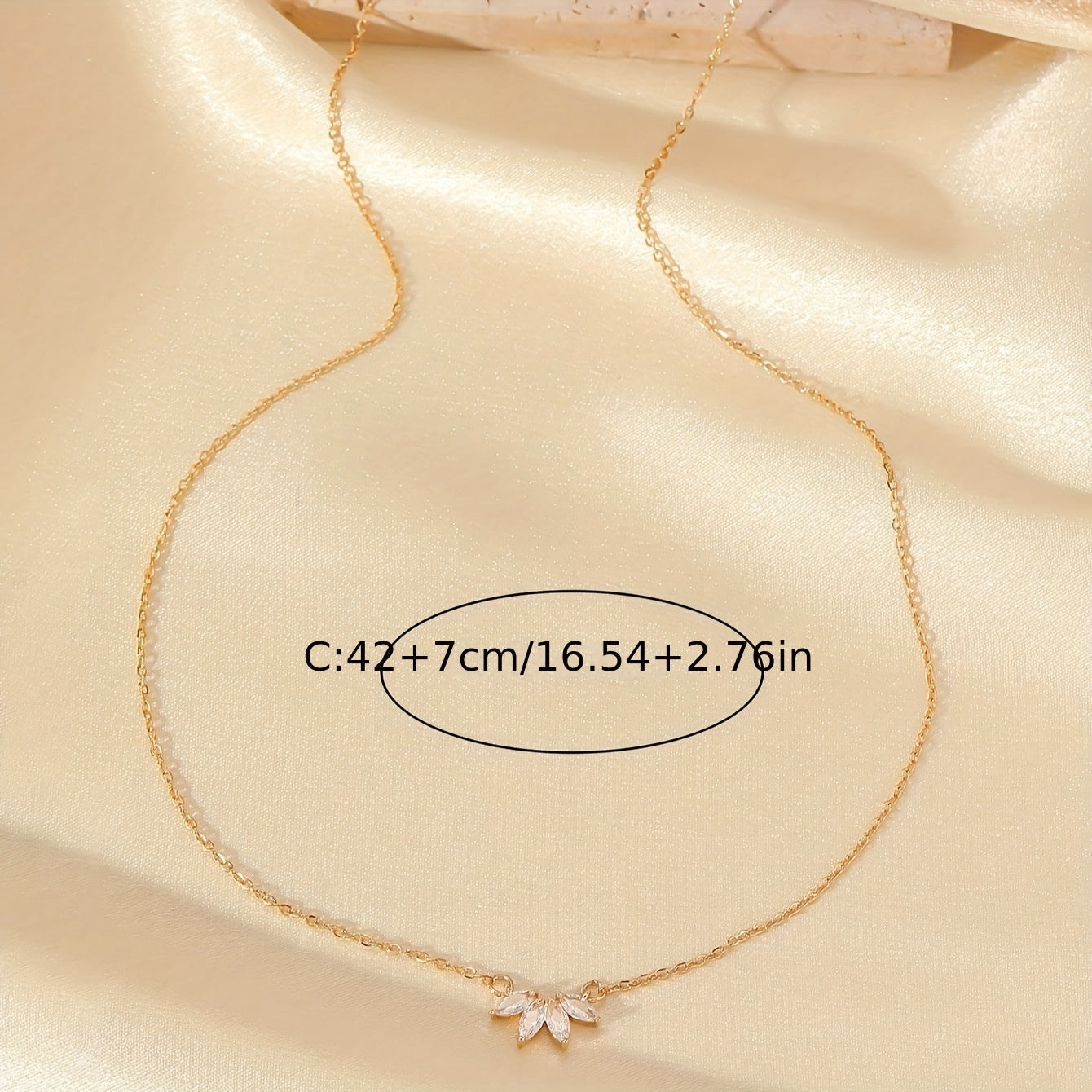 Rhinestone Leaf Necklace For Women Fashion Minority Design Weloria
