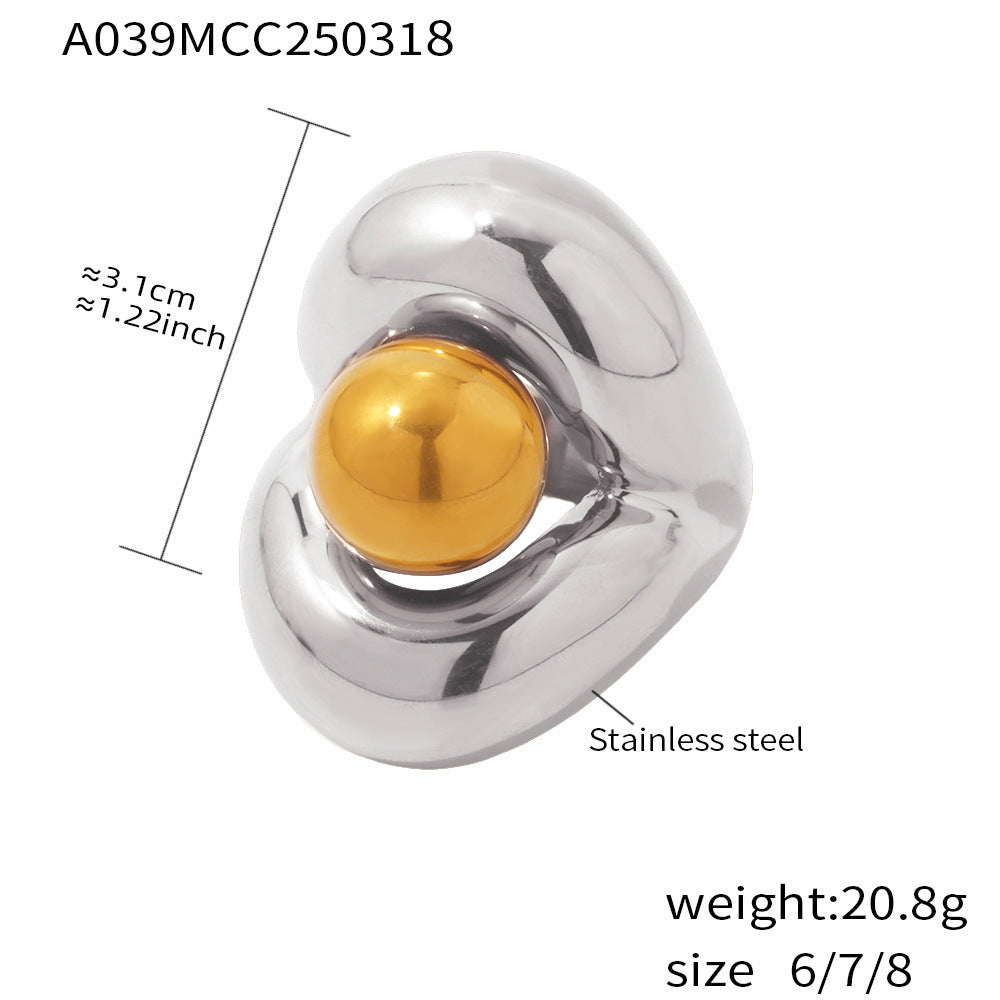 18K Real Gold Fashion Conspicuous Index Finger Ring Weloria