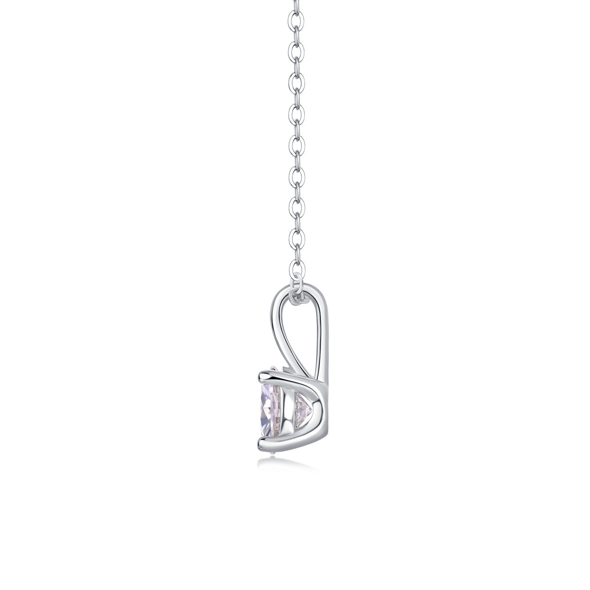 Encounter - A Fashionable And Luxurious Diamond Jewelry Pendant Set With 1-carat Moissan Diamond S925 Sterling Silver Weloria