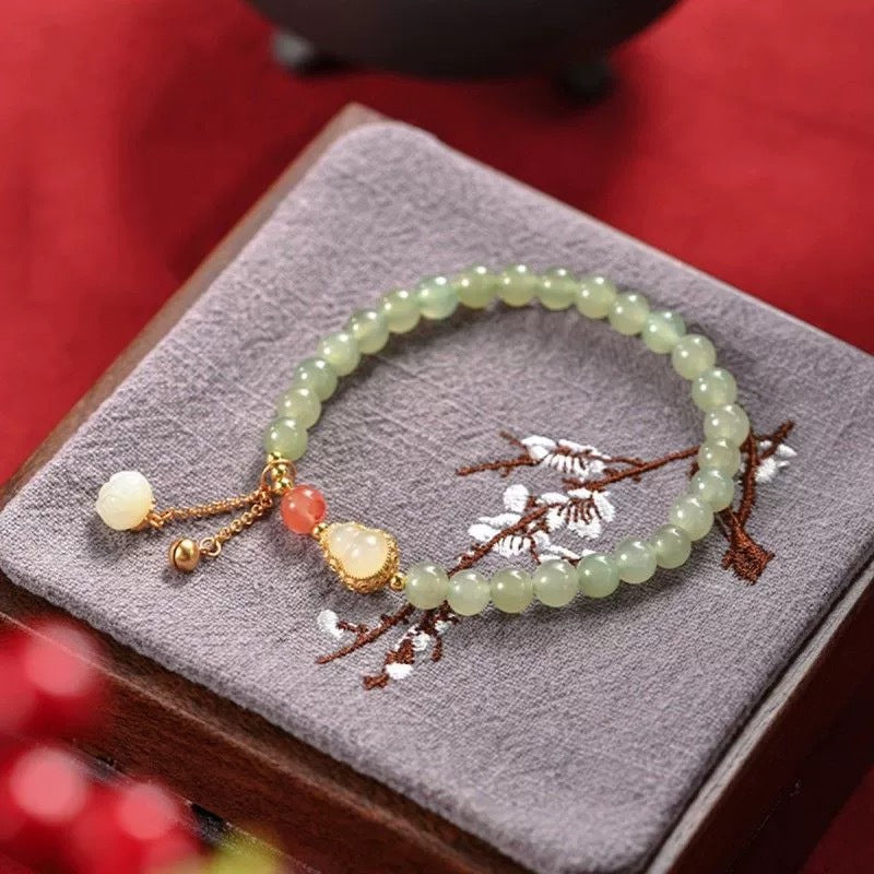 Qingshui With Gold Gourd Sense Women's Bracelet Weloria