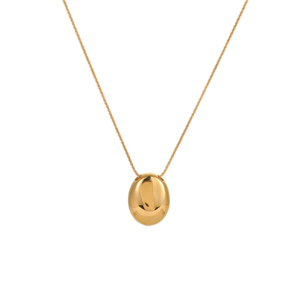Long Necklace Gold-plated Geometric Pendant Design Sense Weloria