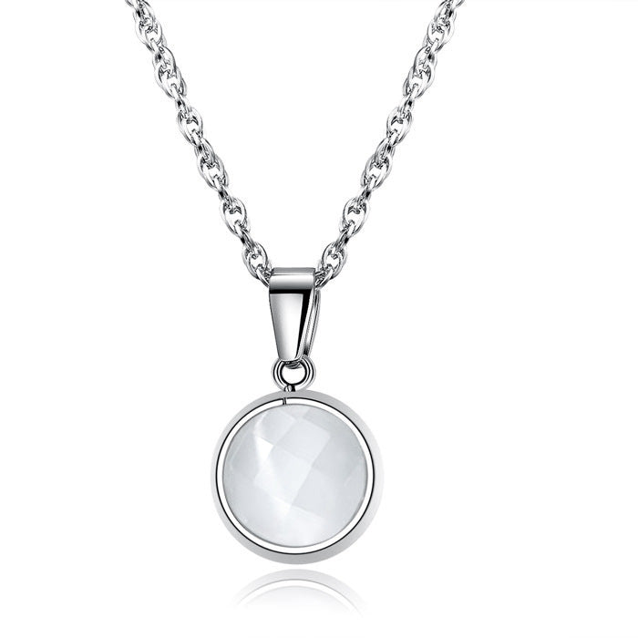 Fashion Double-faced Crystal Necklace For Women Weloria
