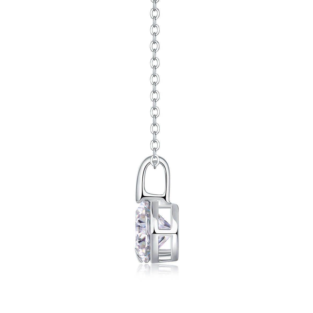 Star - A Fashionable And Luxurious Diamond Jewelry Pendant Set With 2-carat Moissan Diamond S925 Sterling Silver And Platinum Plating Weloria