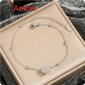 Love Titanium Steel Necklace Women's Fashion Simple Clavicle Weloria