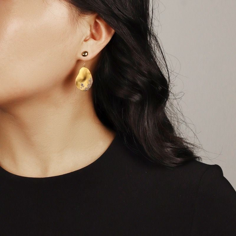 Asymmetric Earrings New Advanced Chinese Style Temperament Female Weloria