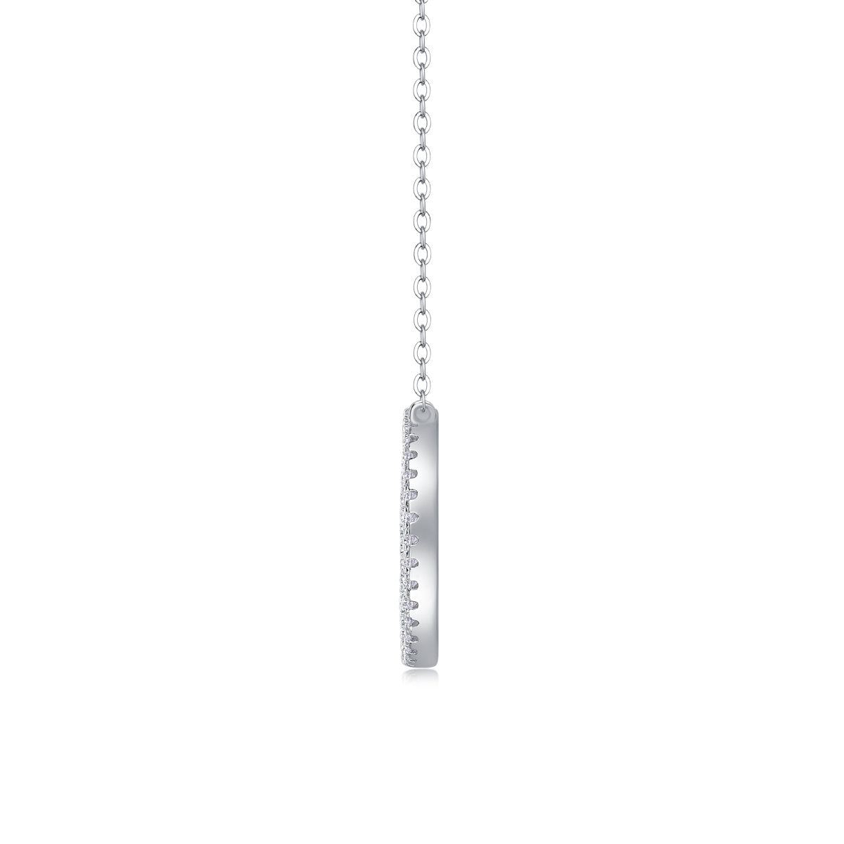 Reciprocating - A Fashionable And Luxurious Diamond Jewelry Pendant Set With Moissanite S925 Sterling Silver Weloria