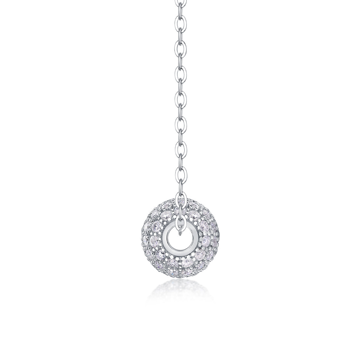 Meet At This Moment - A Fashionable And Luxurious Diamond Jewelry Pendant Set With Moissanite S925 Sterling Silver And Platinum Plating Weloria