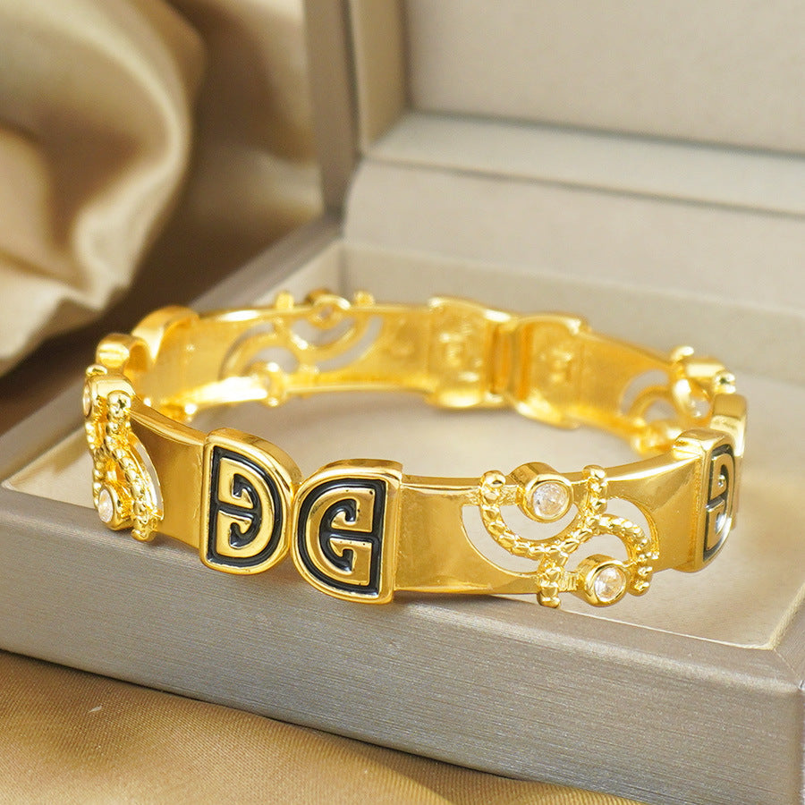 Cuban Women's Fashion Bracelet Cubic Zirconia Weloria