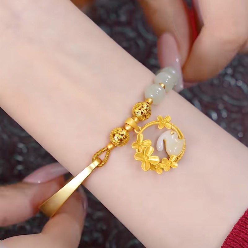 Fashion Personalized Antiquity Hydrangea Adjustable Bracelet Weloria