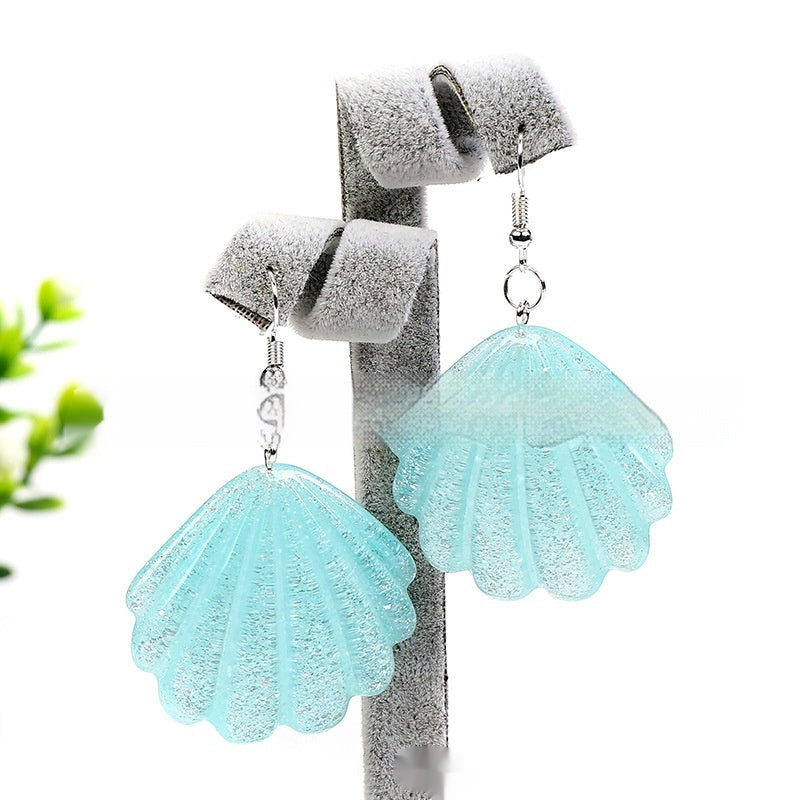 Resin Ocean Wind Personalized Simple Earrings Weloria
