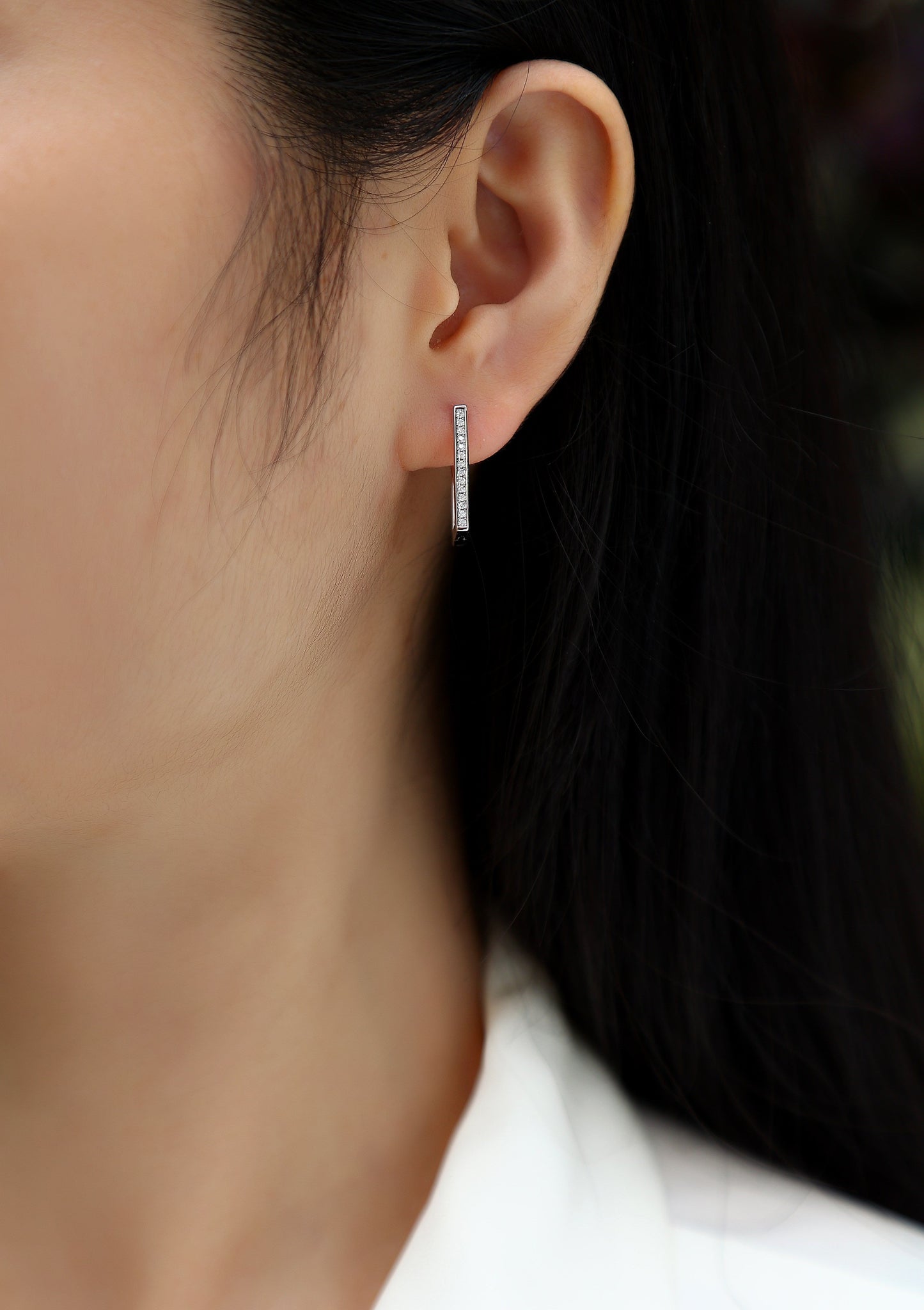 Kokang - Fashionable And Luxurious Diamond Jewelry With Moissanite S925 Sterling Silver And Platinum-plated Stud Earrings Weloria