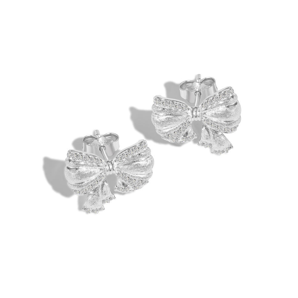 S952 Sterling Silver Special-interest Design Butterfly Earrings Weloria