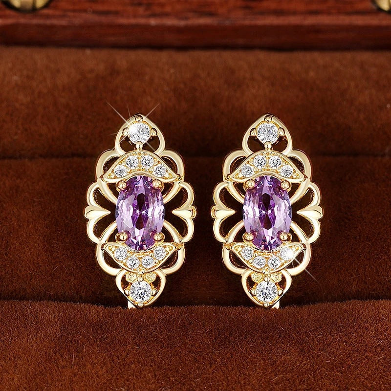 New Trendy High-end Earrings Hollow Design Graceful And Fashionable Weloria