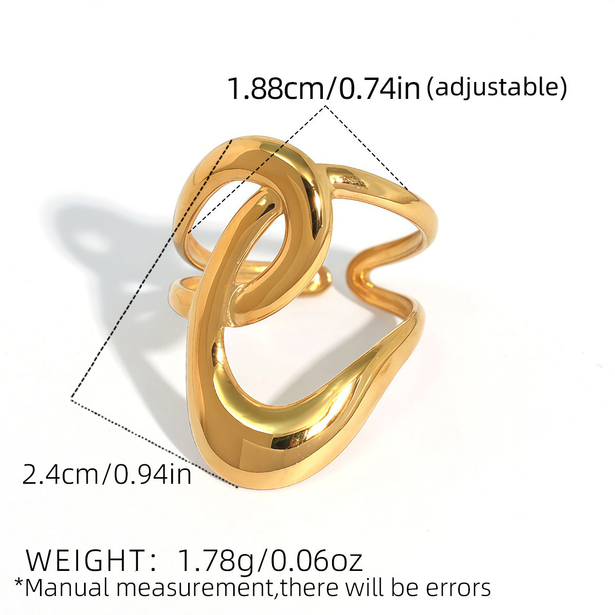 Ornament Stainless Steel Geometric Lines Hollow Out Weloria