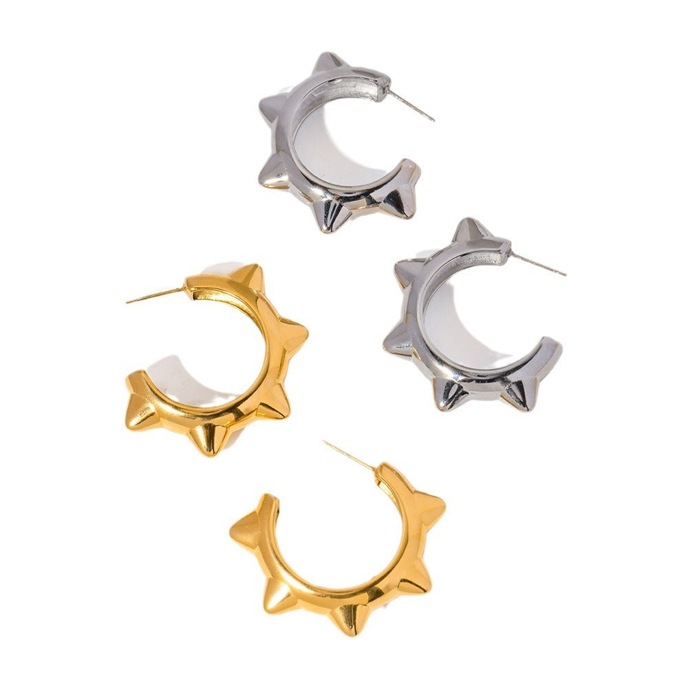Titanium Steel Earrings Special-interest Design Female Earrings Weloria