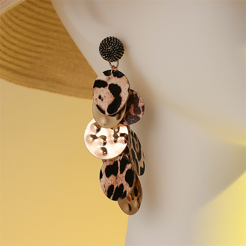Beach Style Creative Handicraft Leaf Earrings Europe And America Weloria