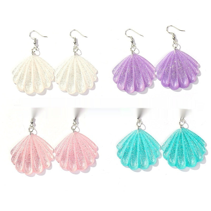 Resin Ocean Wind Personalized Simple Earrings Weloria