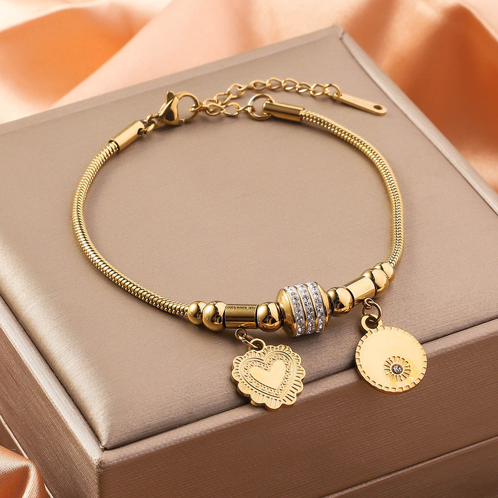 Stainless Steel Bracelet 18K Vacuum Plating Weloria