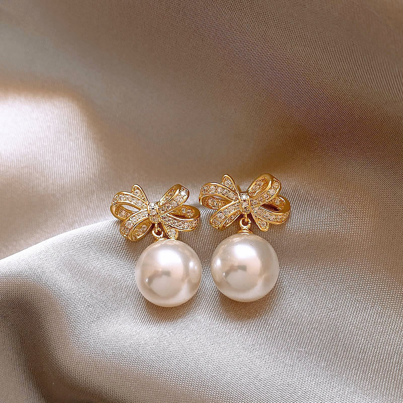 Fashionable All-match Temperament Irregular Pearl Earrings Weloria