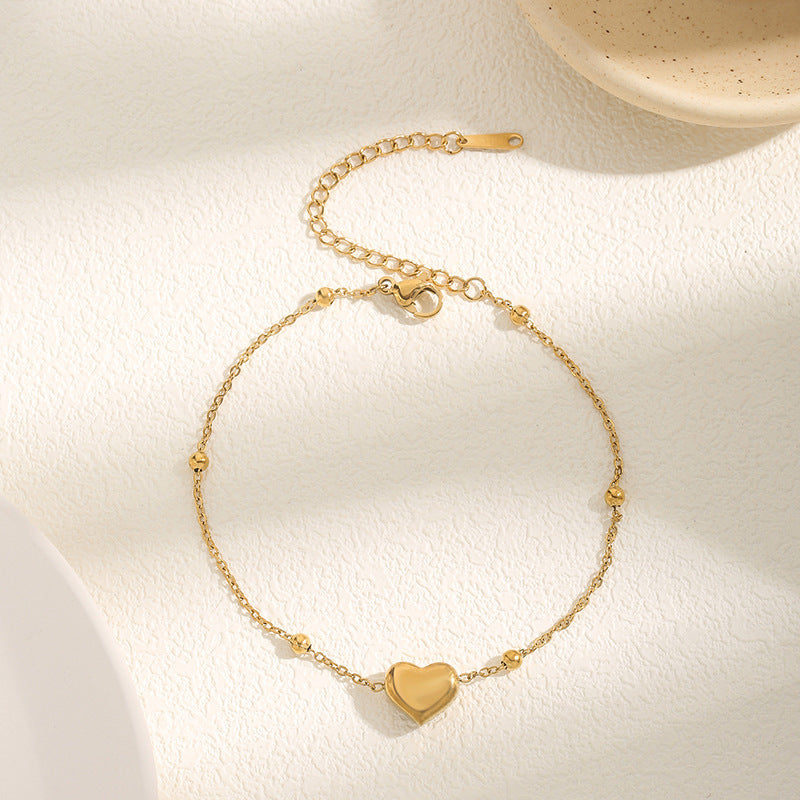 Love Titanium Steel Necklace Women's Fashion Simple Clavicle Weloria