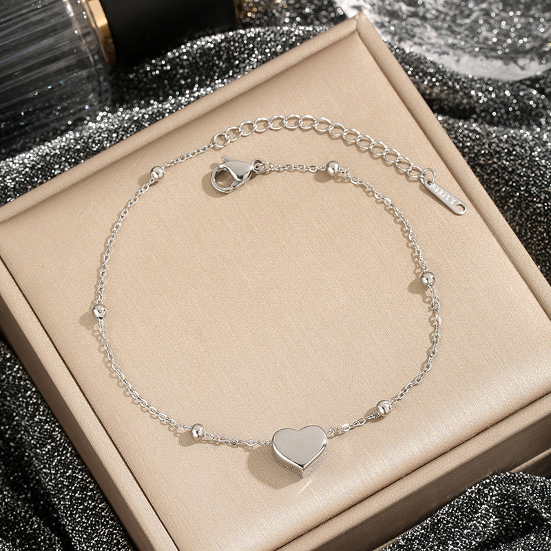 Love Titanium Steel Necklace Women's Fashion Simple Clavicle Weloria