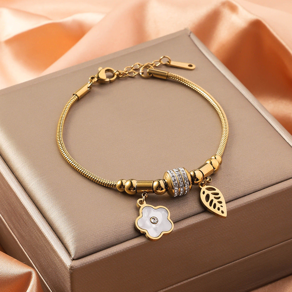 Stainless Steel Bracelet 18K Vacuum Plating Weloria