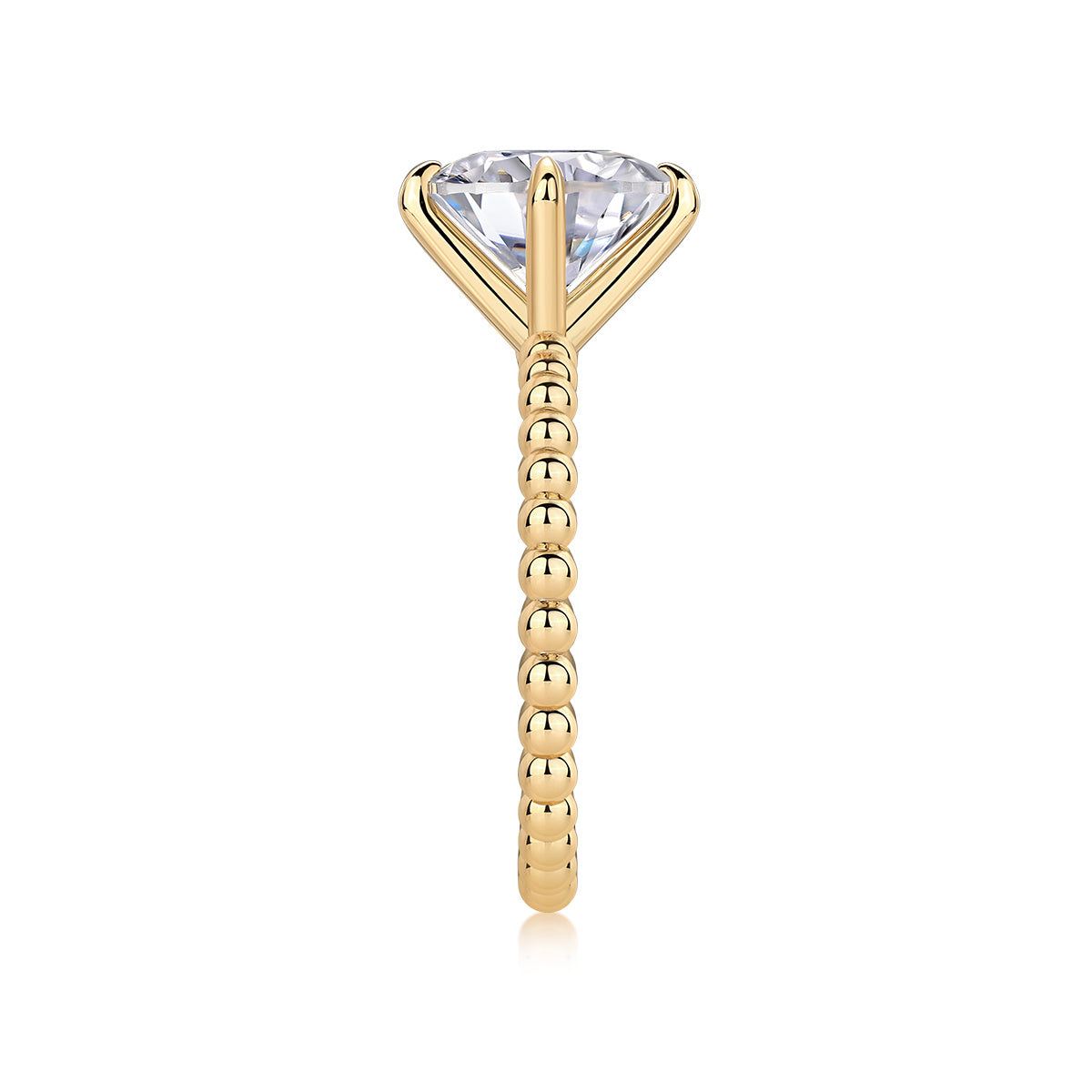 Forget-me-not - A Fashionable And Luxurious Jewelry Piece Set With 3-carat Moissanite S925 Sterling Silver And Gold-plated Diamond Weloria