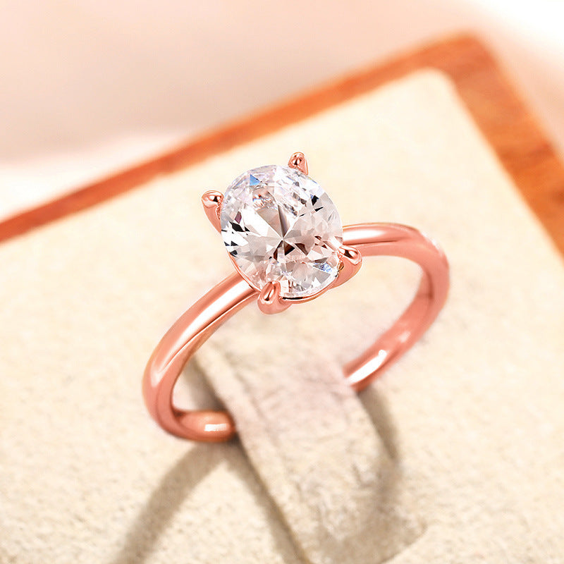 Oval Masonry Ring For Women Weloria