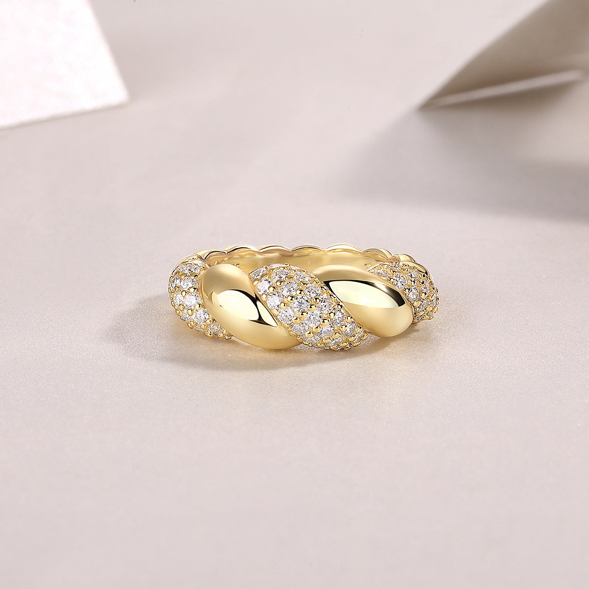 Tengman - A Fashionable Jewelry Accessory Set With Moissanite S925 Sterling Silver And Gold-plated Diamond Weloria