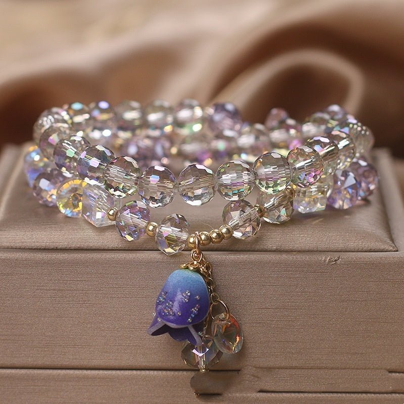 High-grade Colorful Austrian Crystal Bracelet Weloria