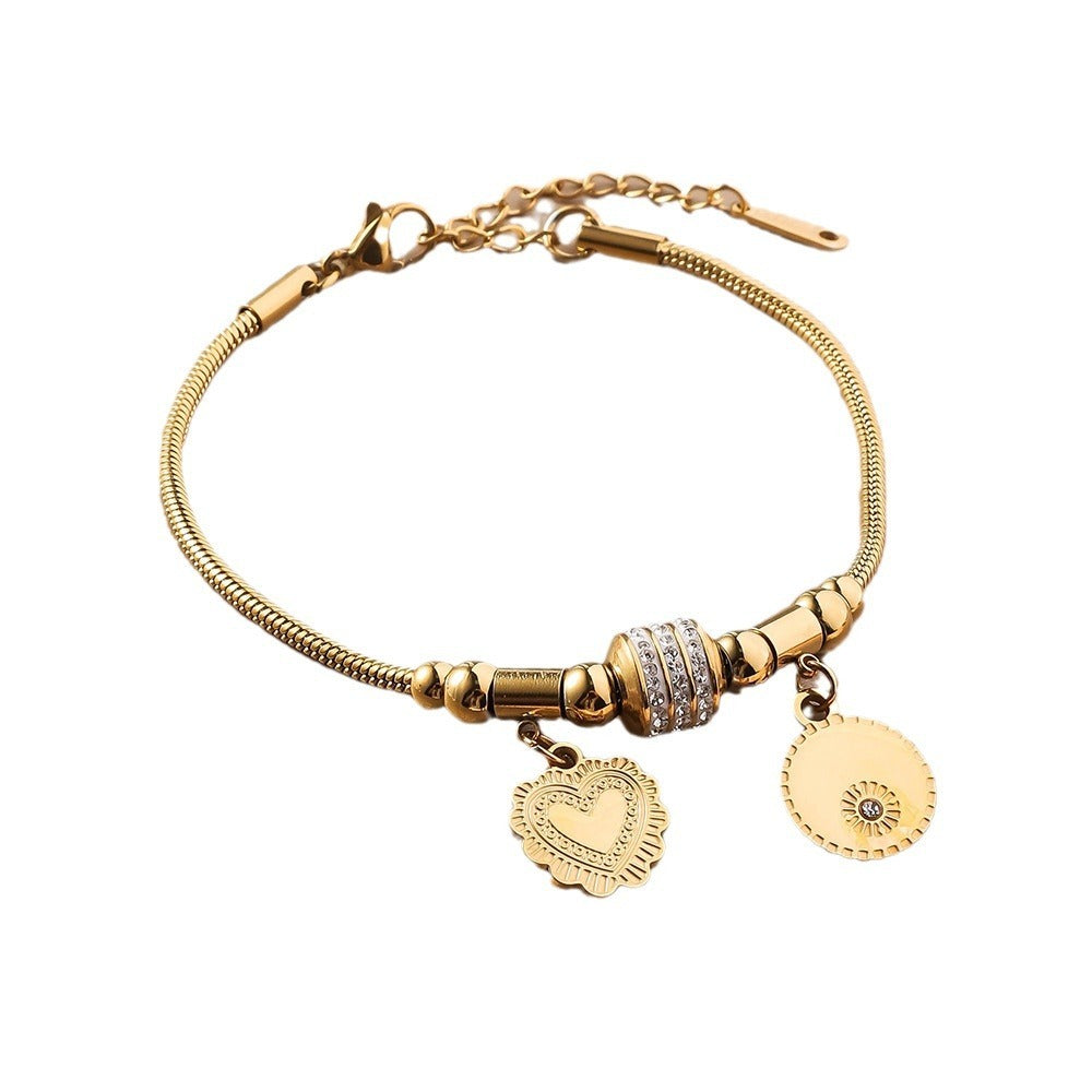 Stainless Steel Bracelet 18K Vacuum Plating Weloria