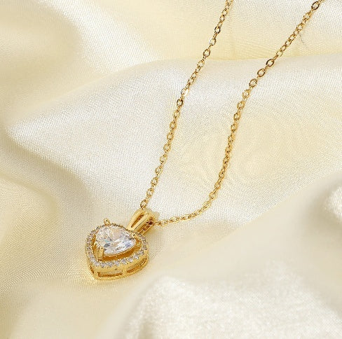Exquisite Women's Wedding Jewelry Stainless Steel Gold Weloria