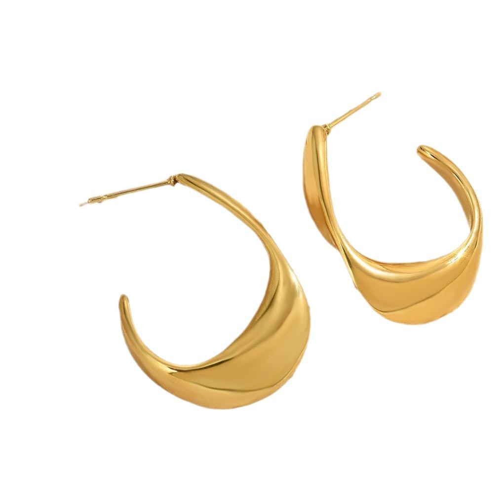 Japanese And Korean Fashion Geometric Earrings Women's Minimalist Weloria