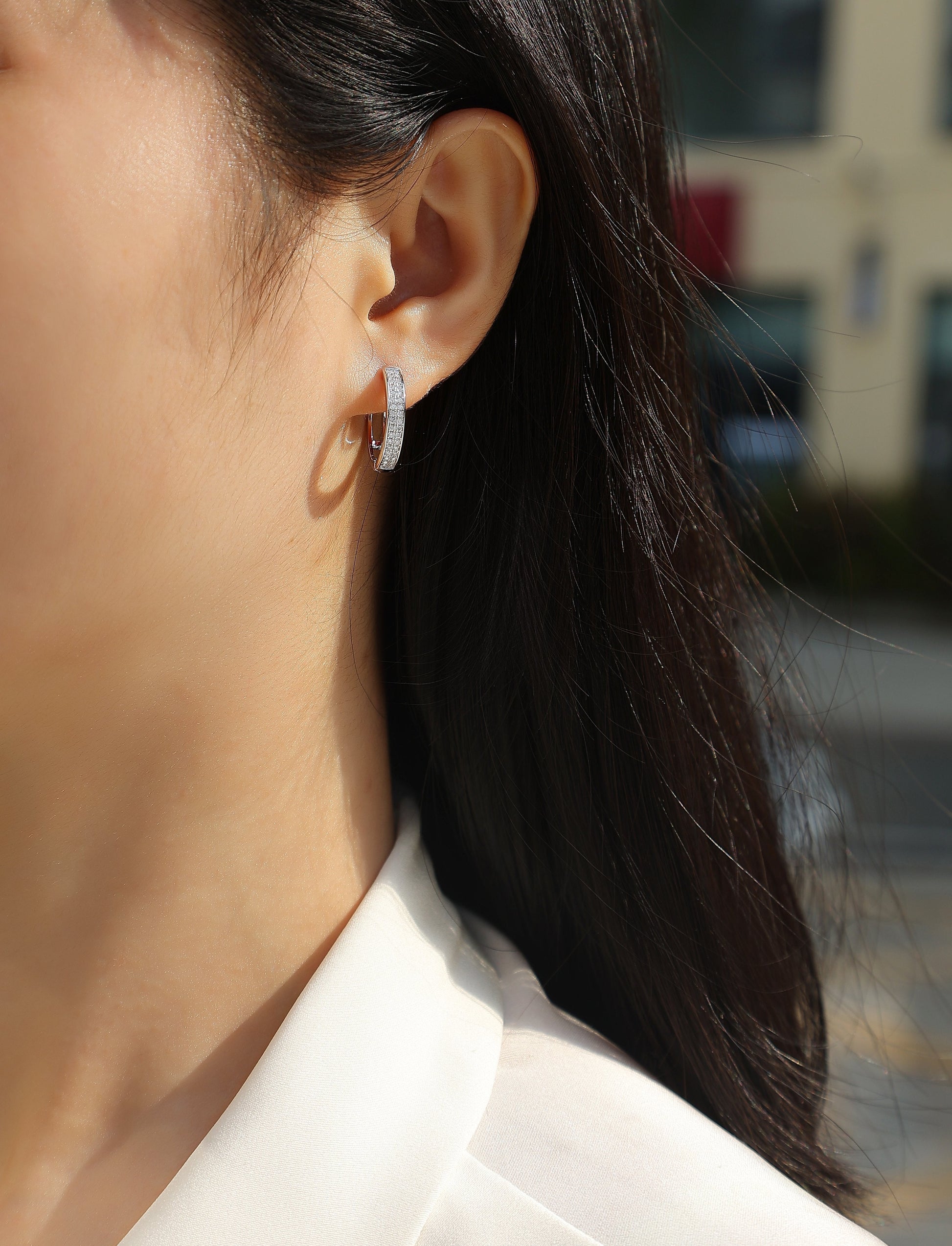Firefly Light - Moissanite S925 Sterling Silver Earrings With Platinum-plated Stud Earrings, Fashionable, Trendy And Affordable Diamond Jewelry Weloria