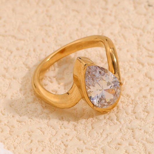 Fashion Temperament Personalized Minority Stainless Steel Ring For Women Weloria