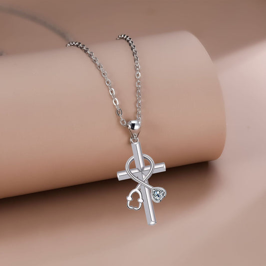Cross Stethoscope Necklace Niche High Sense Weloria