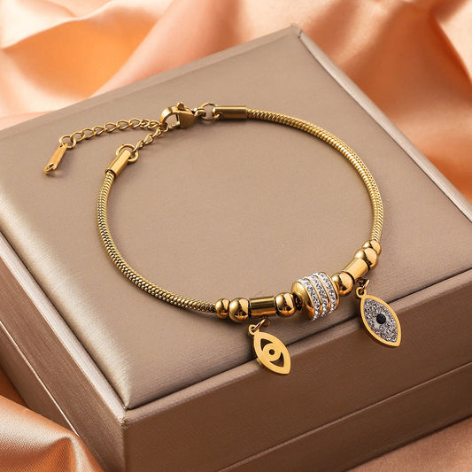 Stainless Steel Bracelet 18K Vacuum Plating Weloria