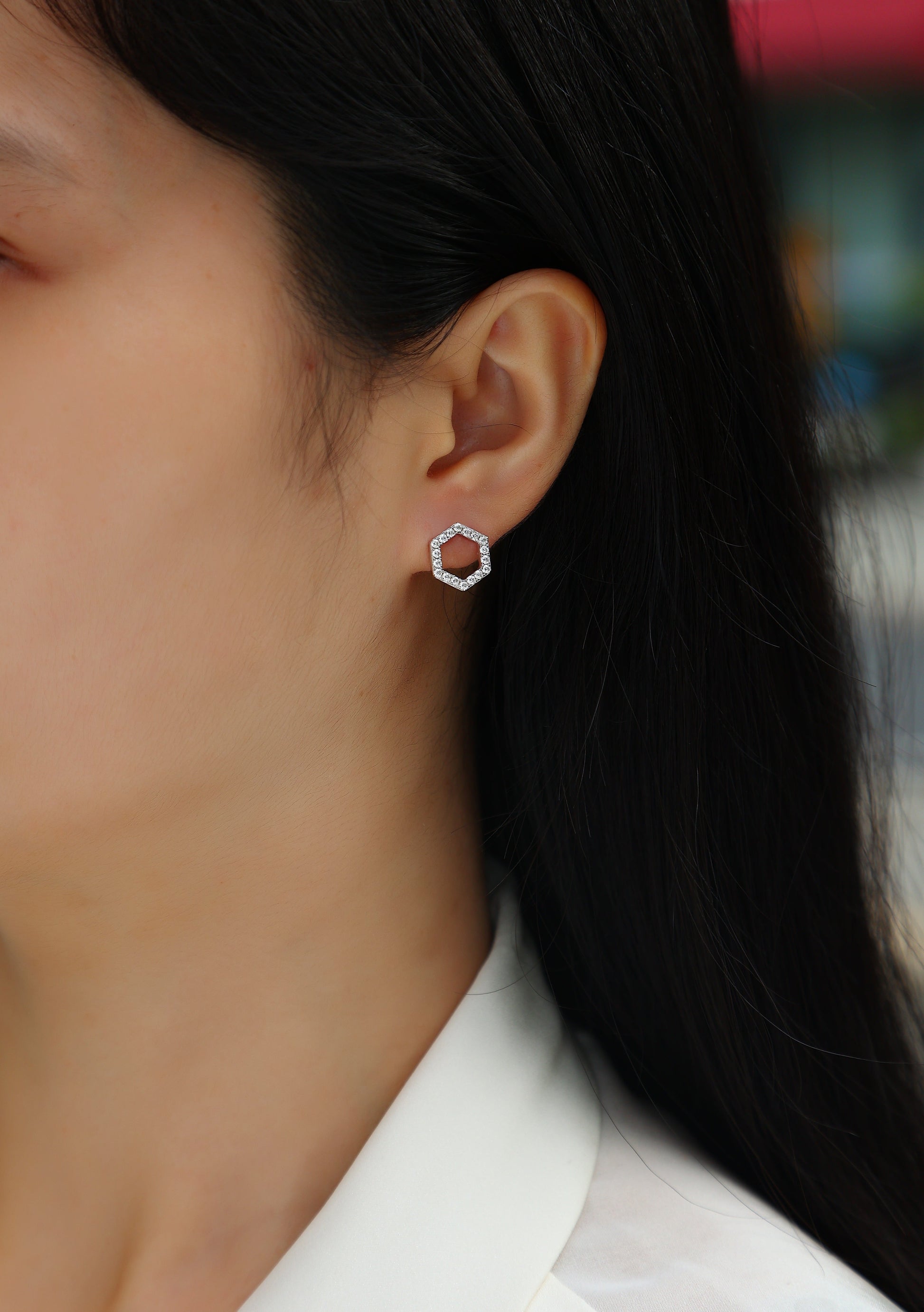 Empowering The Future - Fashionable, Trendy And Affordable Jewelry With Moissanite S925 Sterling Silver And Platinum-plated Stud Earrings Weloria
