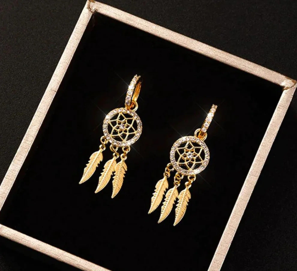 Tassel Earrings With Diamond Super Unique Design Earrings Weloria
