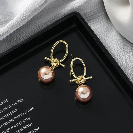 Vintage Pearl Sterling Silver Needle Earrings Weloria