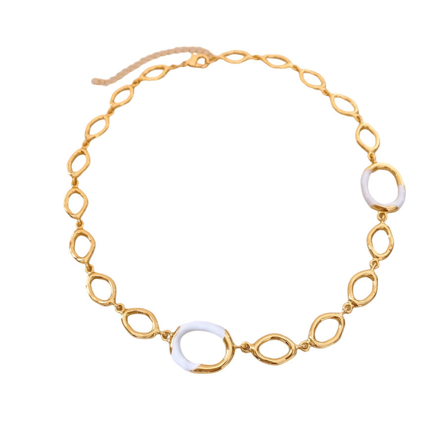 Hollow Bracelet Necklace And Earrings Suite Weloria