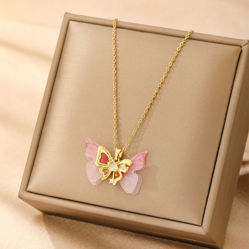 Light Luxury Necklace All-match Love Women Weloria