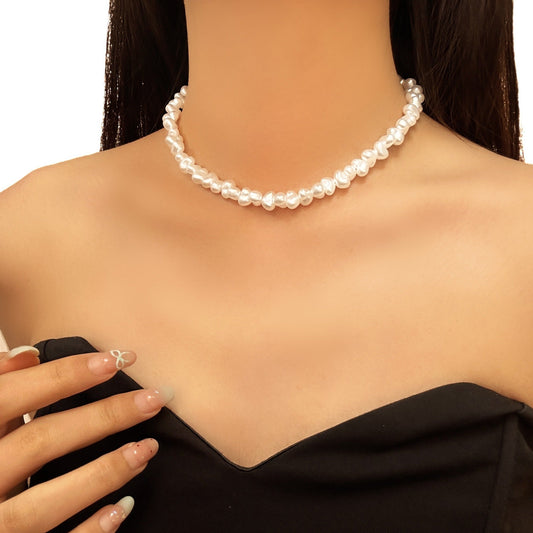 Baroque Pearl Necklace For Women Niche Temperament Weloria