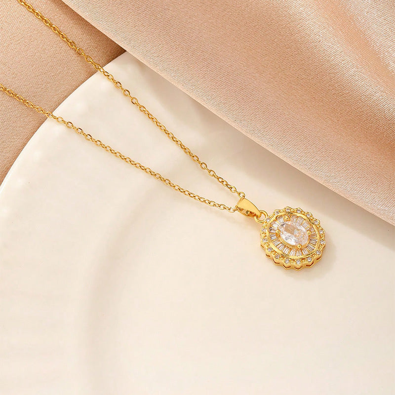 Light Luxury Necklace All-match Love Women Weloria